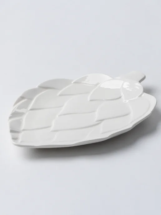 Сима-Ленд & Дорого внимание Тарелка керамическая плоская для сервировки стола, белый, фото 4