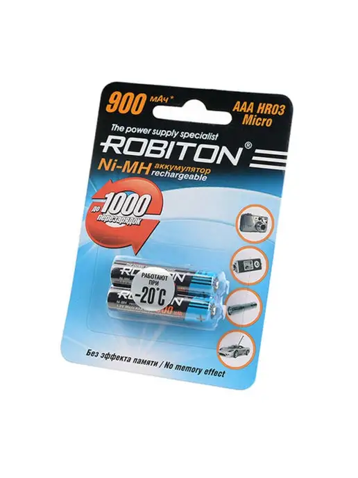 Robiton Аккумулятор 900MHAAA,2шт, 2 шт