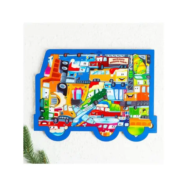 Головоломка тетрис/Развивающая игрушка/Деревянная