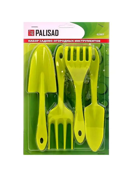 PALISAD Набор садовых инструментов для комнатных растений, зеленый, фото 7