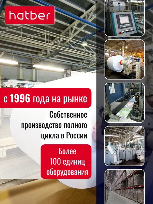 Hatber Белый картон 25 листов А4 двусторонний в папке, белый, фото 8