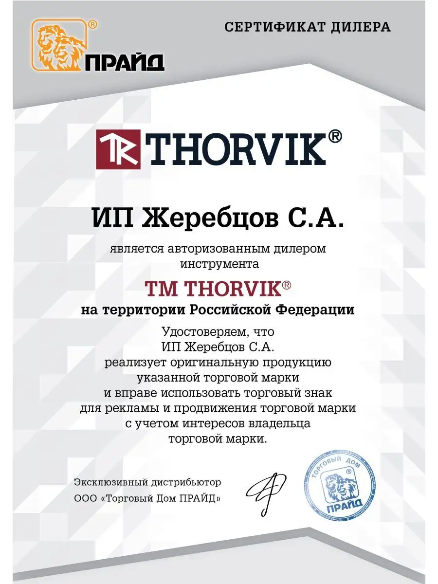 Пневмозубило ( Молоток пневматический с насадками, 9 пр.) Thorvik 42188377  купить в интернет-магазине Wildberries