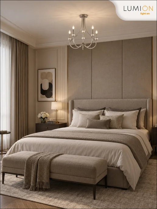 LUMION Люстра потолочная MACKENZIE 4495 5C E14 5*60W, 60 Вт, фото 5