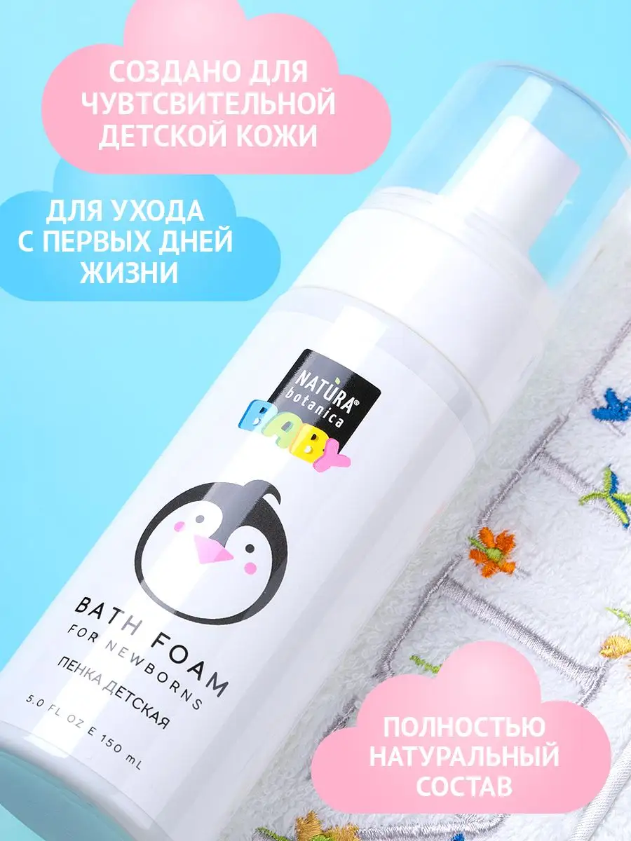 Подарочный набор косметики для новорожденных Natura Botanica 42335975  купить за 1 090 ₽ в интернет-магазине Wildberries