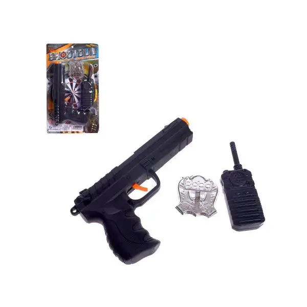 Набор полицейского "Рука правосудия", с пистолетом-трещоткой