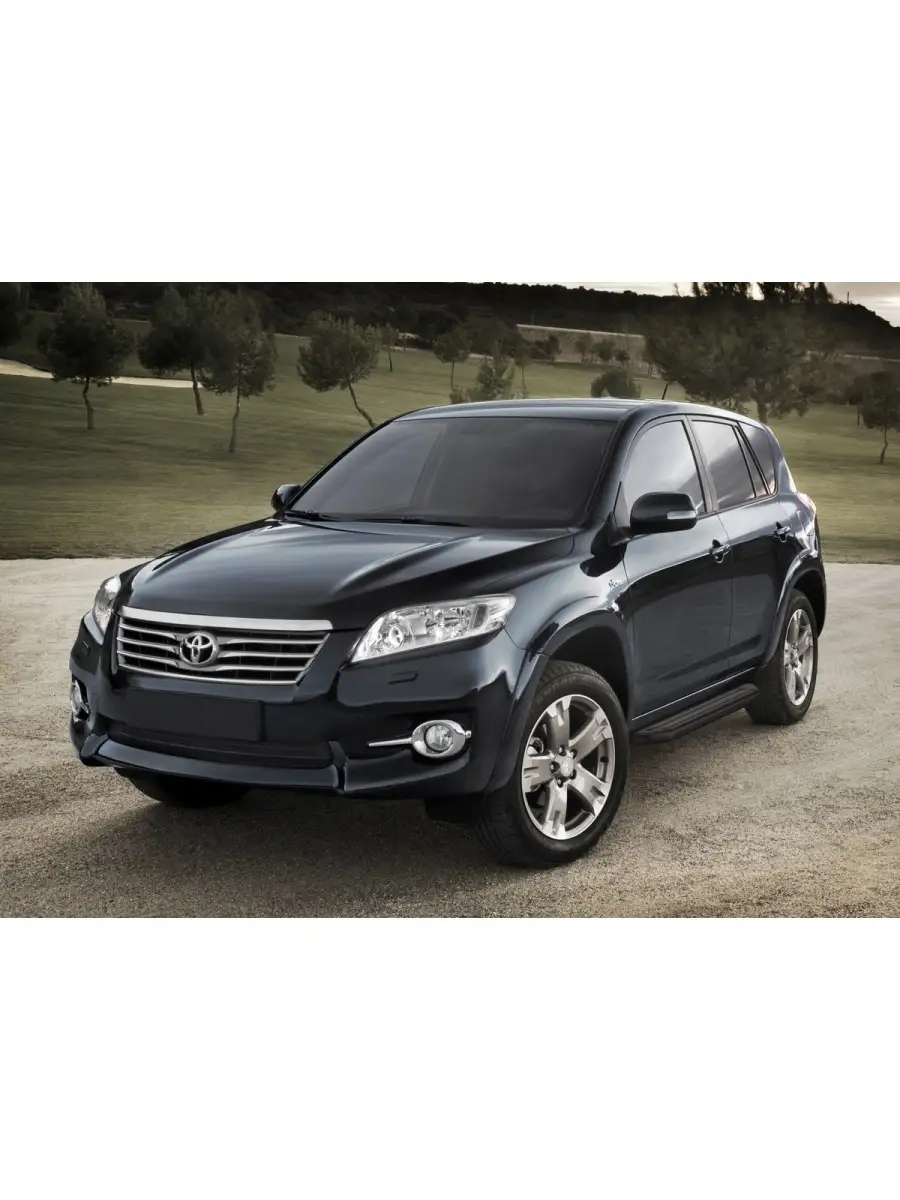 Пороги на авто Premium-Black Toyota RAV4 XA30 (Long) 05-13 Rival 42354514  купить в интернет-магазине Wildberries