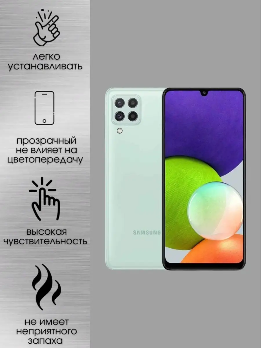 Пленка на заднюю крышку Для Samsung A22 ГадЖЖет 42396313 купить за 229 ₽ в  интернет-магазине Wildberries