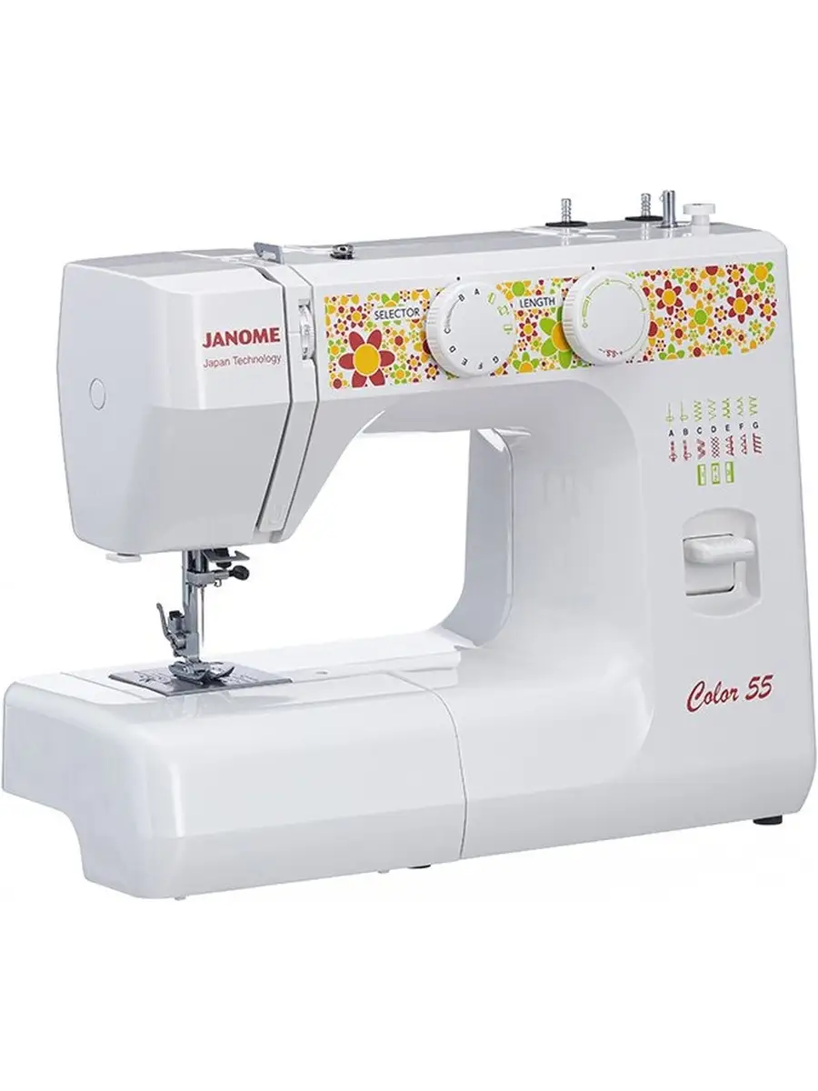 Швейная машина JANOME COLOR 55 Janome 42398317 купить за 13 570 ₽ в  интернет-магазине Wildberries