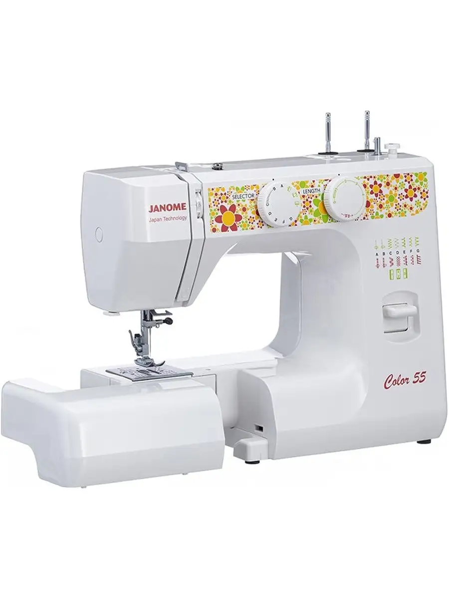 Швейная машина JANOME COLOR 55 Janome 42398317 купить за 13 570 ₽ в  интернет-магазине Wildberries