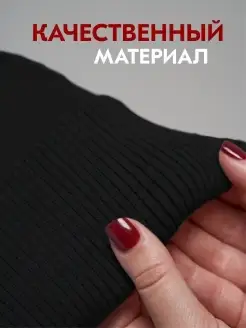 шапка женская, шапка бини, головные уборы женские, шапка с отворотом, шапка спортивная ЗонтON. Цвет черный. Вид 3.