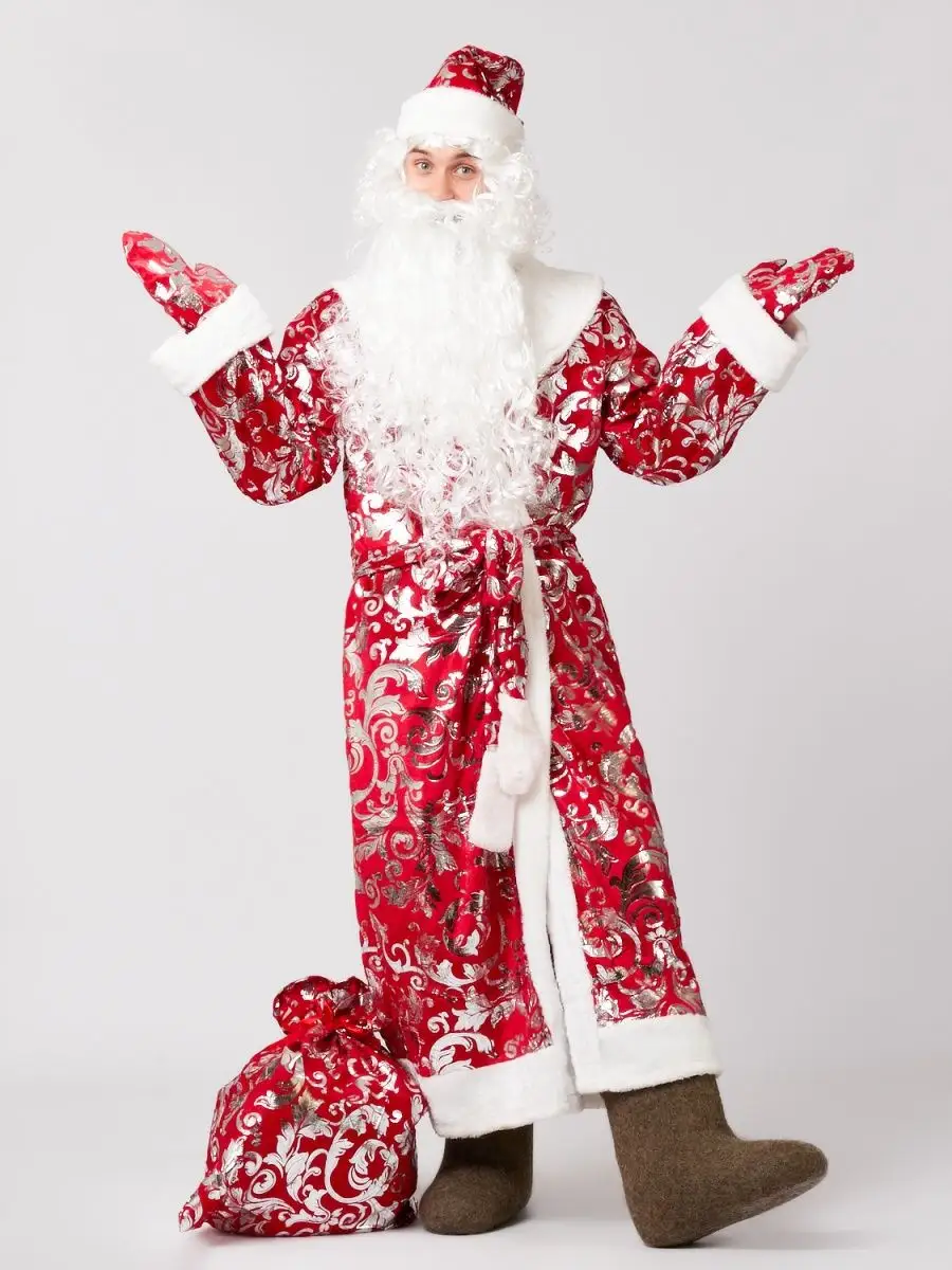 Пошить маскарадный костюм Деда Мороза для взрослого своими руками по выкройке, фото и описанию.