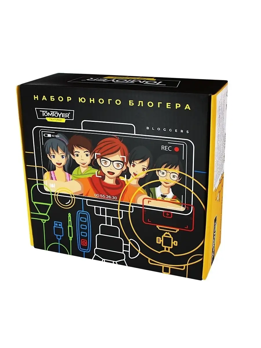 Игровой набор Юного Блогера (лампа, штатив, микрофон) Десятое королевство  42602912 купить в интернет-магазине Wildberries