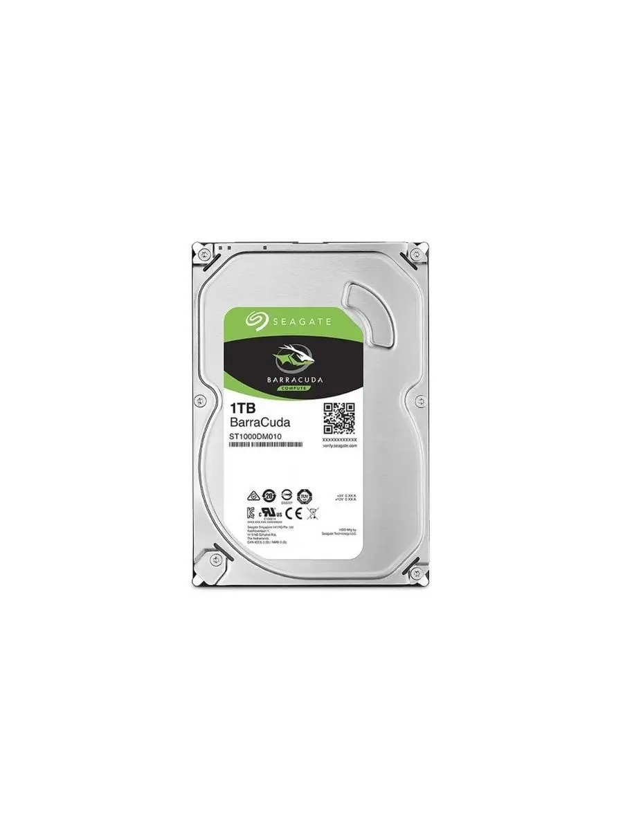 Жесткий диск Seagate Barracuda ST1000DM010, 1ТБ, HDD Seagate 42657581 купить  в интернет-магазине Wildberries