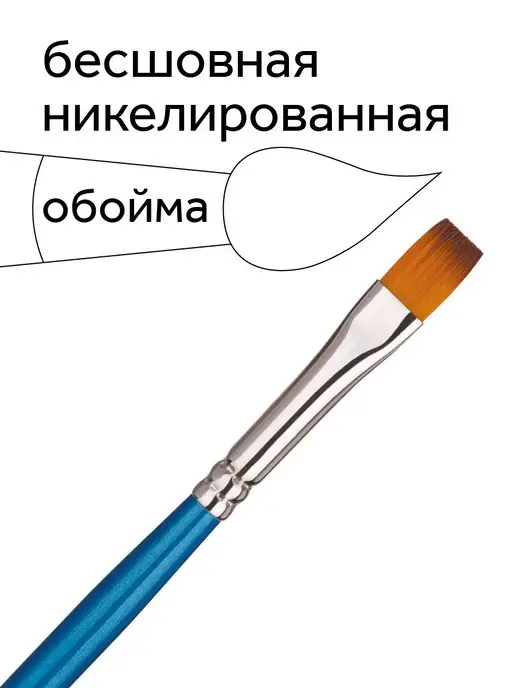 Гамма Кисти для рисования синтетика 10 штук, 10, фото 3