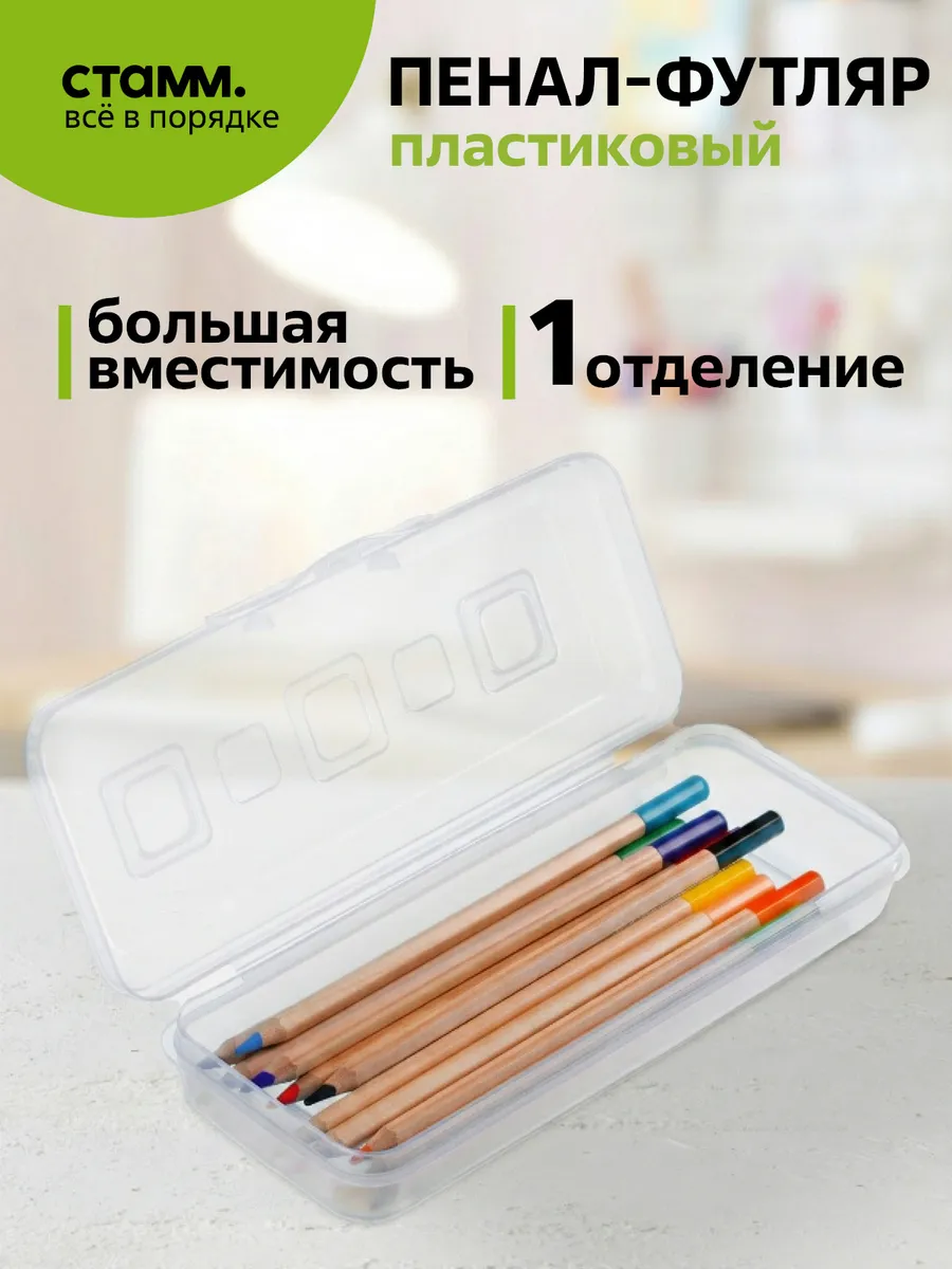 Пенал-футляр прозрачный