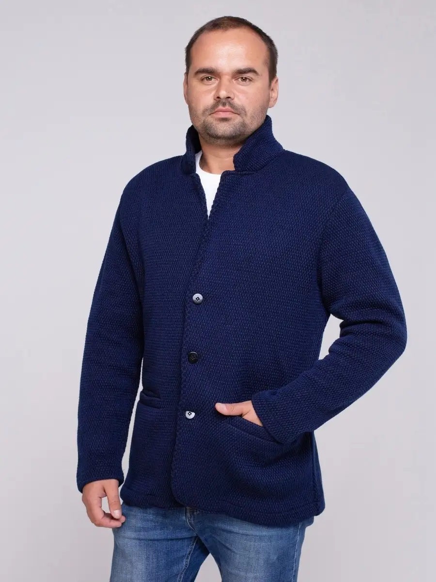 Купить Мужское пальто вязаное | prachka-mira.ru