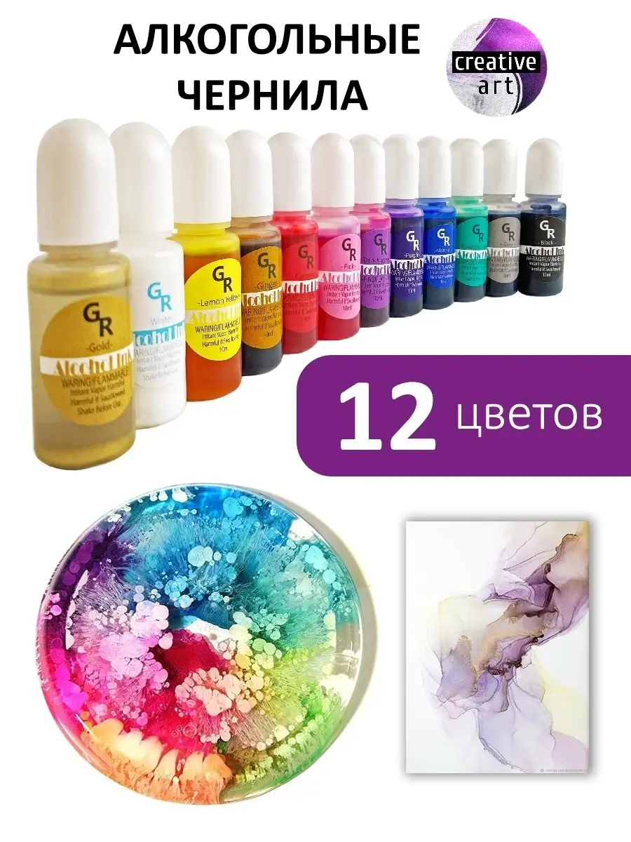 Набор алкогольных чернил...