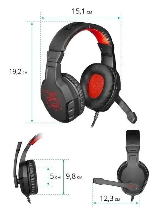DEFENDER Наушники игровые с микрофоном Сujo, вариант, фото 8