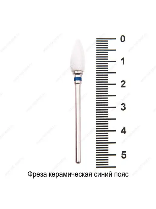 Nail Best Фреза для снятия керамическая синий пояс, синий