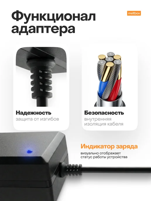 meltbox Блок питания для телевизоров 12V 5A, черный, фото 3