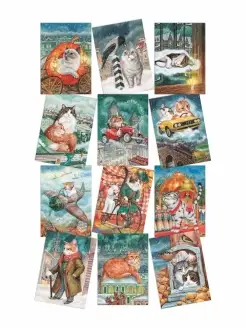Открытки 12 штук для посткроссинга А. Савченко Artangels.Originals 42962701 купить за 533 ₽ в интернет-магазине Wildberries