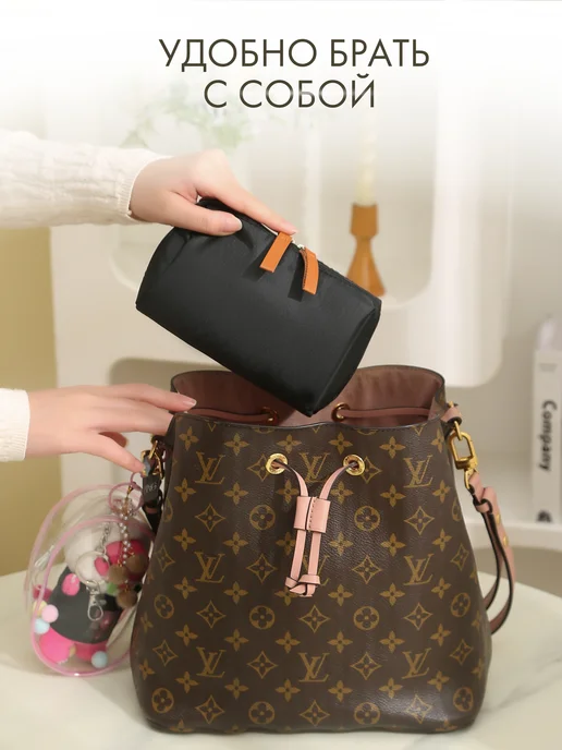 andabags Косметичка маленькая в сумку, черный, фото 6
