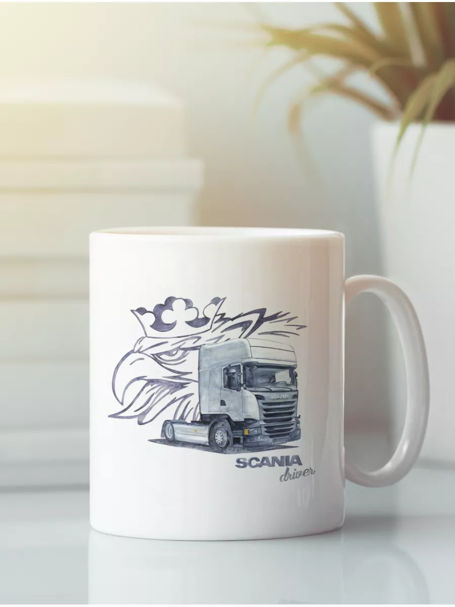 Кружка авто scania скания Aksisur/Cup 43085665 купить за 374 ₽ в  интернет-магазине Wildberries