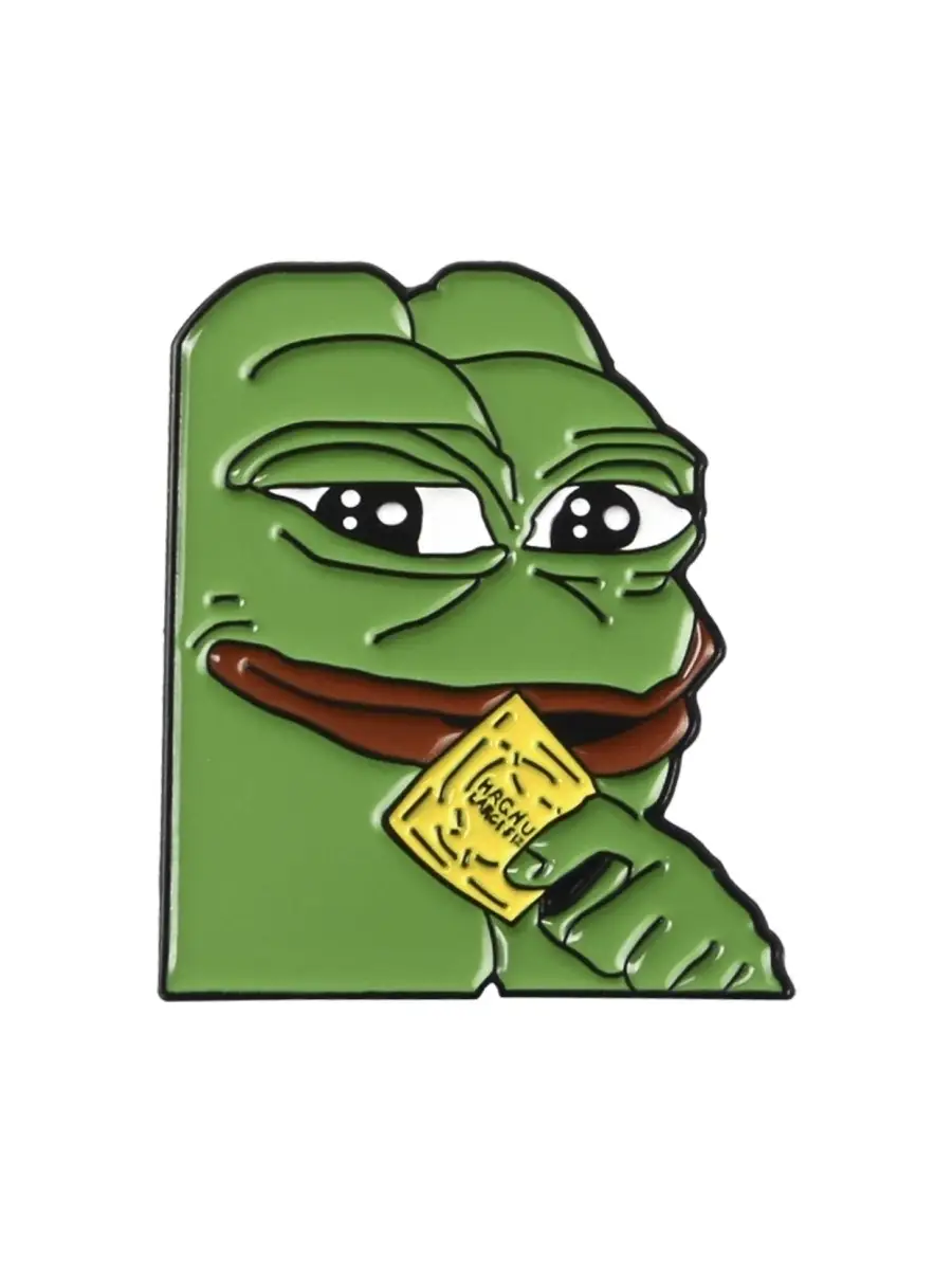 Значок пин лягушка