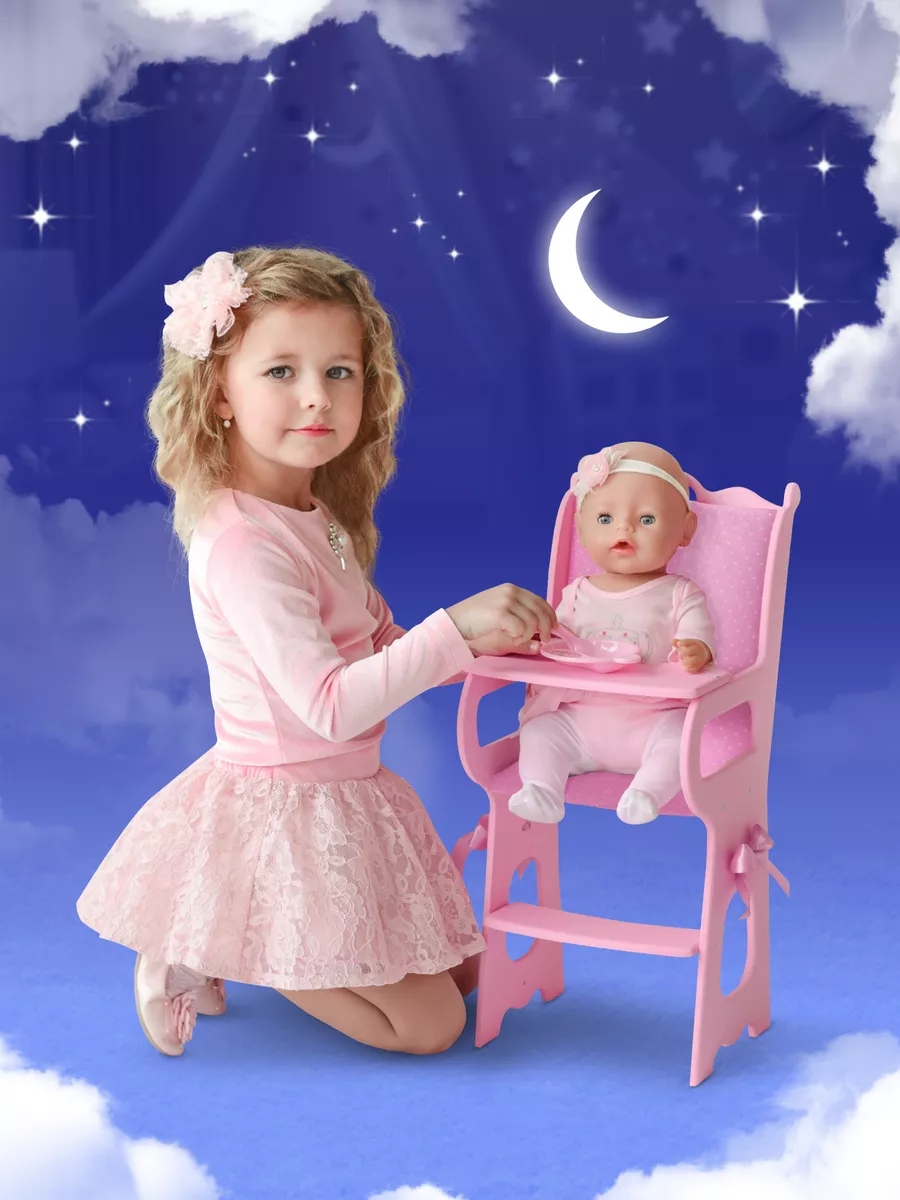 Барби и семья: кроватка для ребенка Барби. Игрушки для девочек