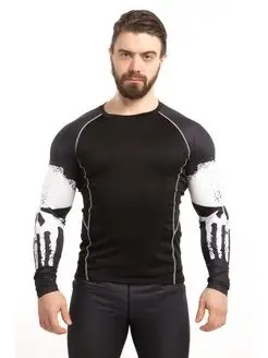 Рашгард мужской спортивный компрессионный Zipravs 43117998 купить за 1 188 ₽ в интернет-магазине Wildberries