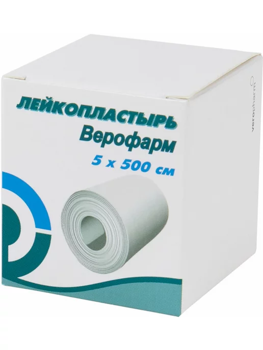 ВЕРОФАРМ Пластырь рулонный 5х500 см, тканевая основа, 5x500 см, фото 6