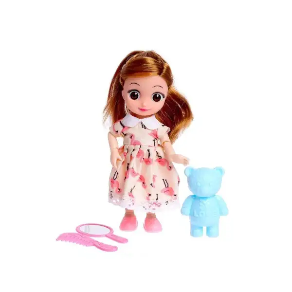 Кукла шарнирная малышка София с игрушкой и с аксессуарами